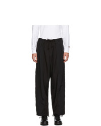Yohji Yamamoto Black String Trousers