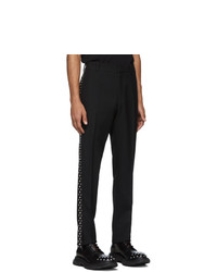 Alexander McQueen Black Stud Trousers