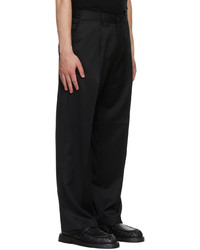 N. Hoolywood Black Tapered Easy Trousers