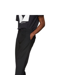 424 Black Tapered Trousers