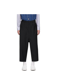 Comme des Garcons Homme Black Tropical Wool And Mohair Trousers