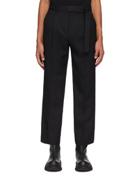 Solid Homme Black Trousers