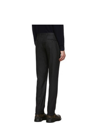 Giorgio Armani Black Virgin Melange Trousers