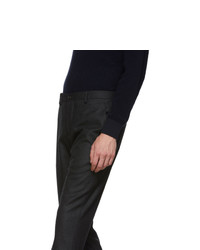 Giorgio Armani Black Virgin Melange Trousers
