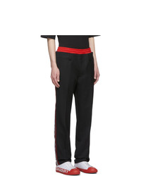 Burberry Black Wide Tailored Trousers