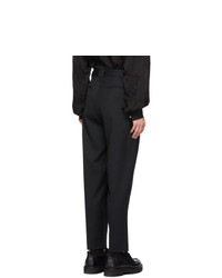 Hope Black Wide Trap Trousers