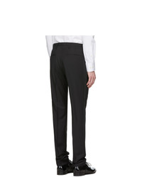 Tiger of Sweden Black Wool And Mohair Thulin Trousers