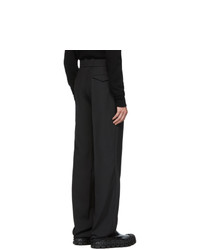 Raf Simons Black Wool Classic Trousers