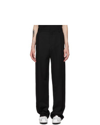 Botter Black Wool Classical Trousers