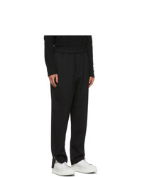 Jil Sander Black Wool Gabardine Trousers