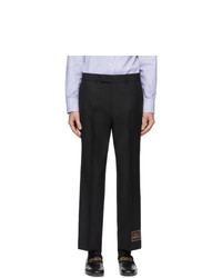 Gucci Black Wool Mohair Eterotopia Trousers