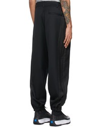 Feng Chen Wang Black Wool Paneled Trousers