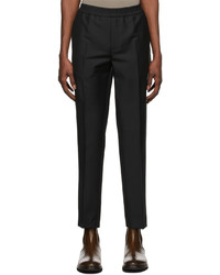Harmony Black Wool Paolo Trousers