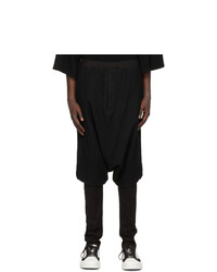 Julius Black Wool Sarouel Trousers