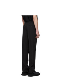 Burberry Black Wool Tailored Trousers