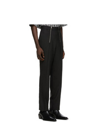 Gmbh Black Wool Tailored Trousers