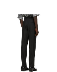 Gmbh Black Wool Tailored Trousers