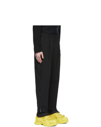 Juun.J Black Wool Trousers