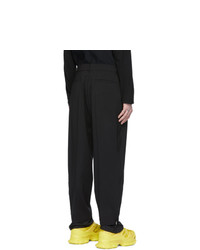 Juun.J Black Wool Trousers