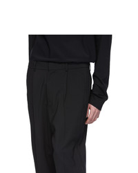 Juun.J Black Wool Trousers