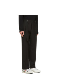 Valentino Black Wool Trousers