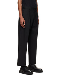 N. Hoolywood Black Wool Trousers