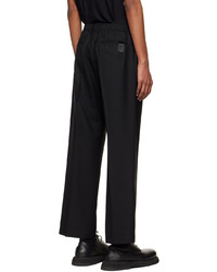 N. Hoolywood Black Wool Trousers