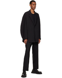 N. Hoolywood Black Wool Trousers