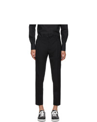 Dolce and Gabbana Black Wool Trousers