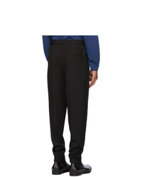 Giorgio Armani Black Wool Twill Trousers