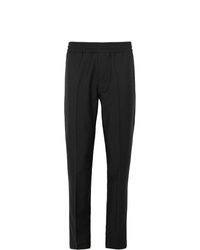 Acne Studios Ryder Slim Fit Tapered Wool And Mohair Blend Drawstring Trousers