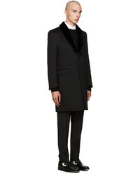 Fendi Black Mink Collar Coat
