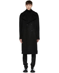 Yang Li Black Oversized Wool Coat