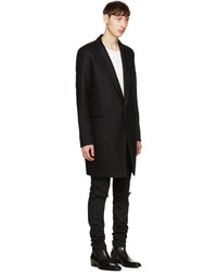 Christian Dada Black Wool Coat