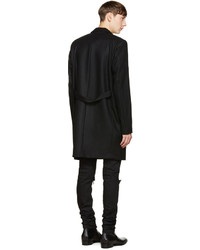 Christian Dada Black Wool Coat