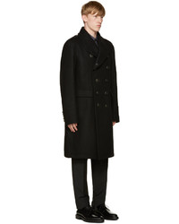 Burberry Black Wool Formby Coat