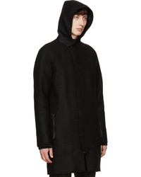 Acne Studios Black Wool Milton Coat
