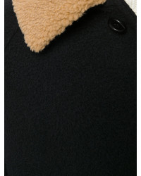 MSGM Furry Collar Midi Coat