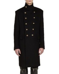 Balmain Long Sleeve Buttoned Coat