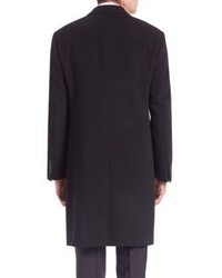 Armani Collezioni Long Sleeve Wool Cashmere Coat