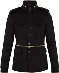 Alexander McQueen Waist Zip Wool And Cashmere Blend Coat