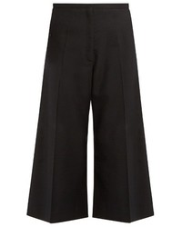 Lemaire Cropped Wide Leg Wool Trousers