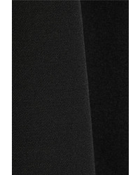 Jil Sander Cropped Wool Twill Wide Leg Pants Black