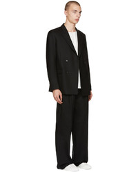 Lemaire Black Double Breasted Blazer