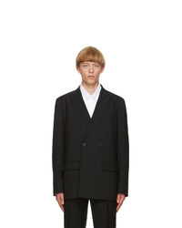 Valentino Black Wool Double Breasted Blazer
