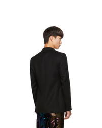 Givenchy Black Wool Pearly Buttons Blazer