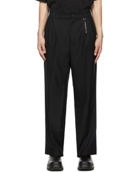 Feng Chen Wang Black Pleated Trousers
