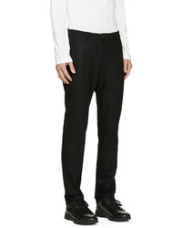 Attachment Black Wool Cashmere Trousers