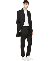 DSQUARED2 Black Wool Evening Trousers