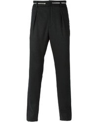 Emporio Armani Zip Detail Tailored Trousers